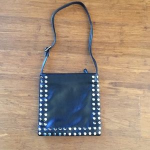 FASHION EXPRESS Black Studded Bag